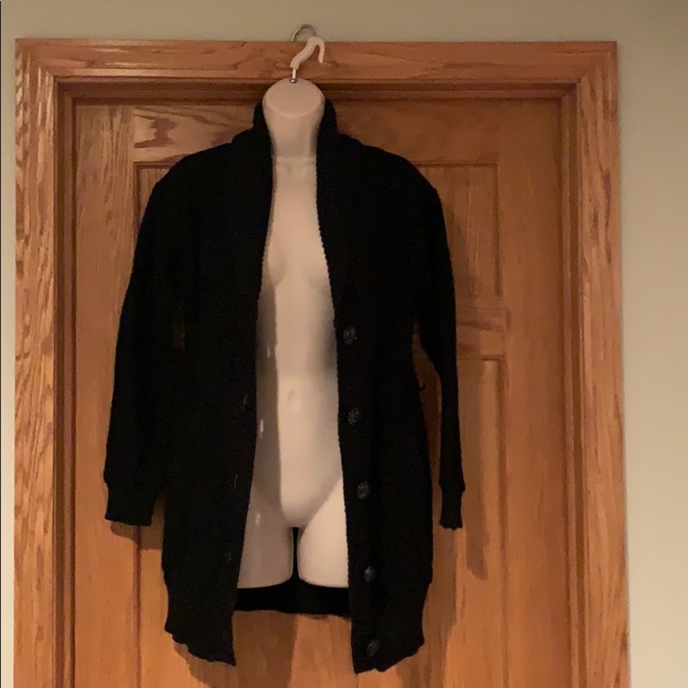 Gently used button up wool cardigan
